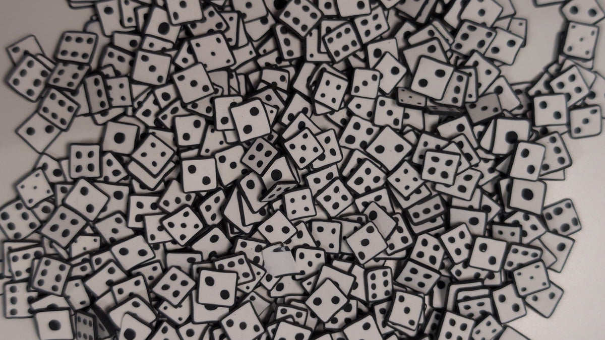Dice Polymer Clay