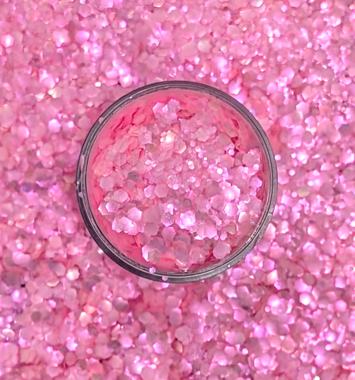 Pink Halo Chunky Glitter