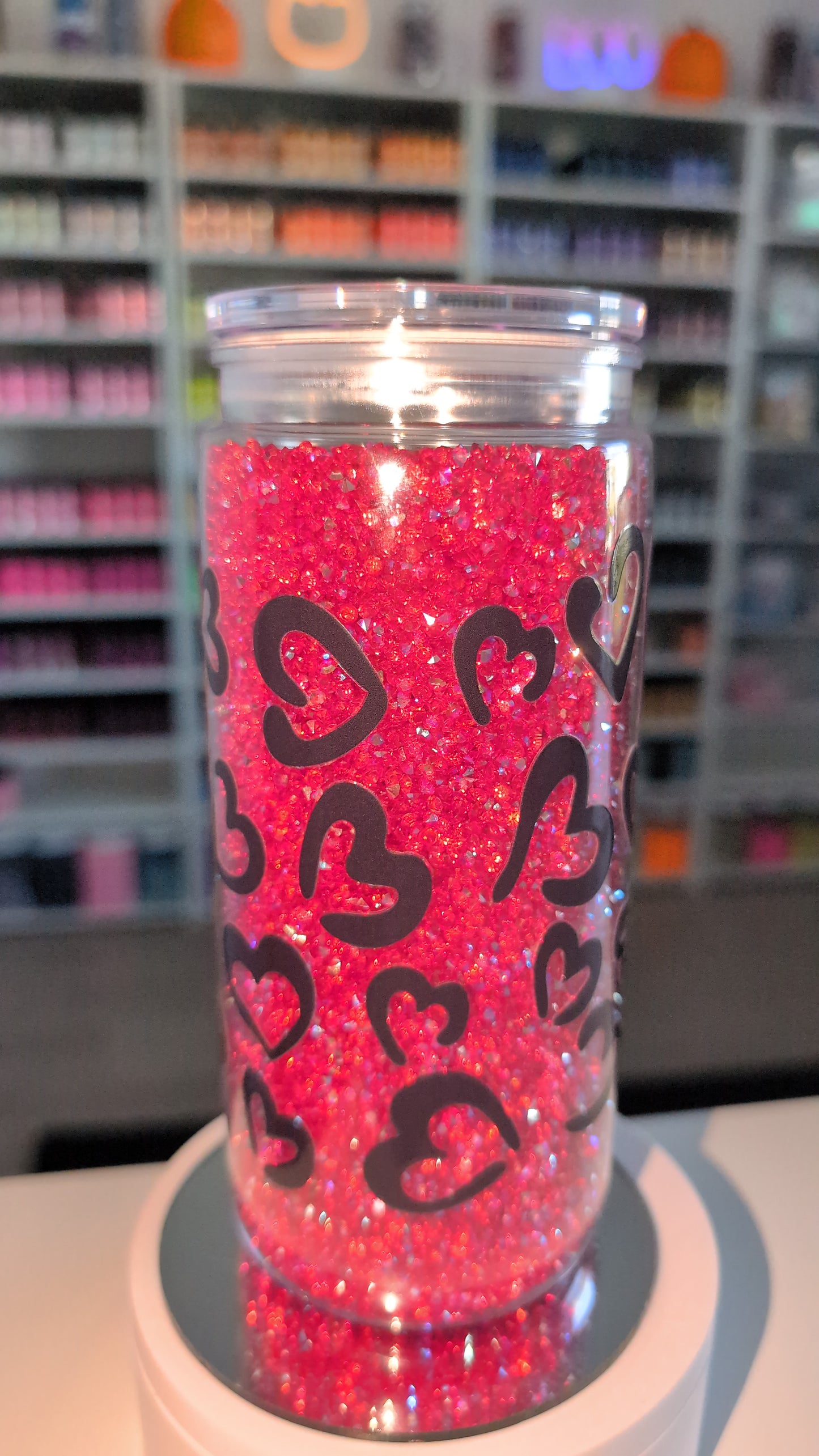 20oz heart cup