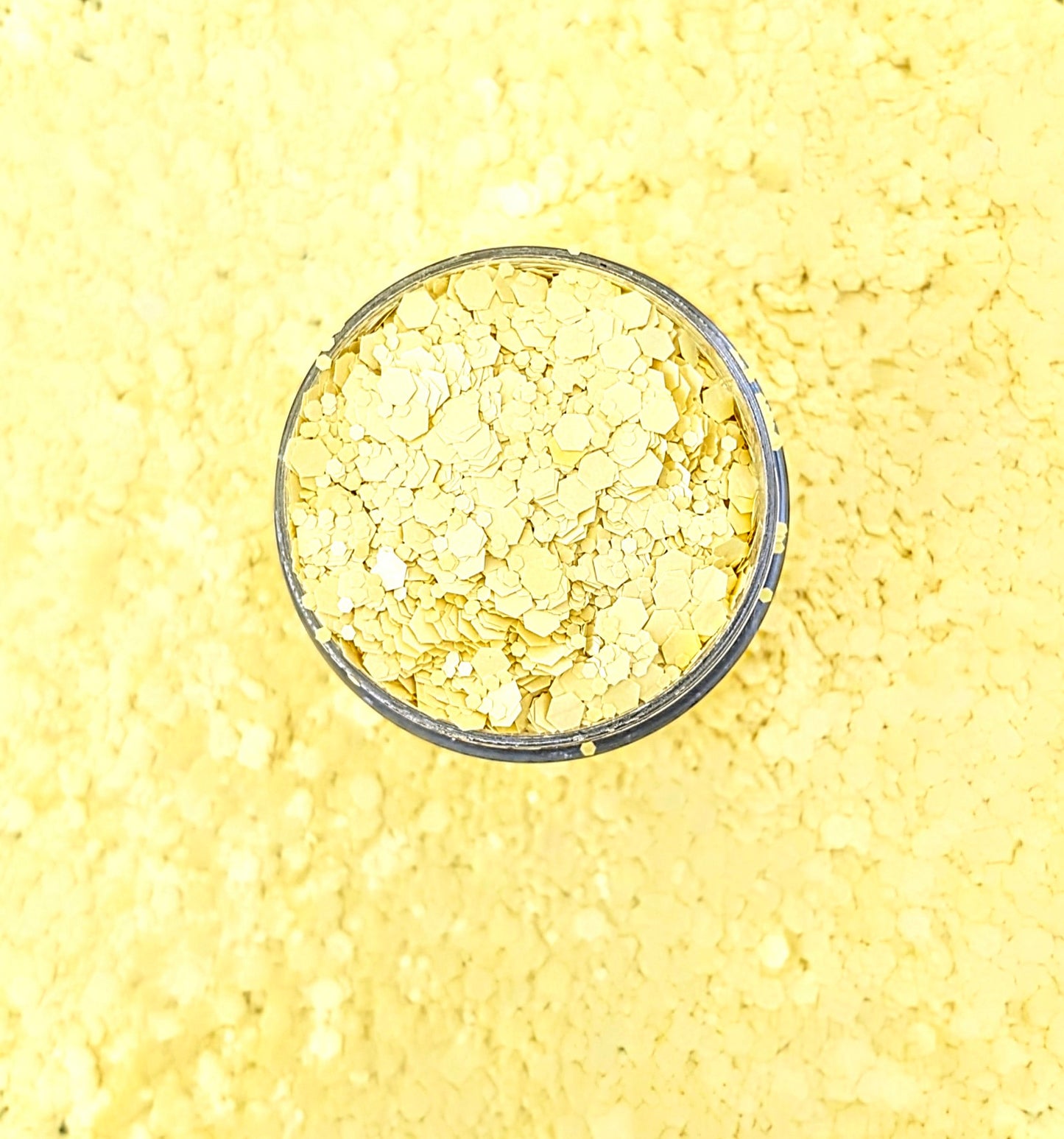 Custard Kiss Chunky Glitter