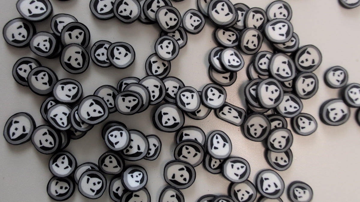 Scream Face Polymer Clay