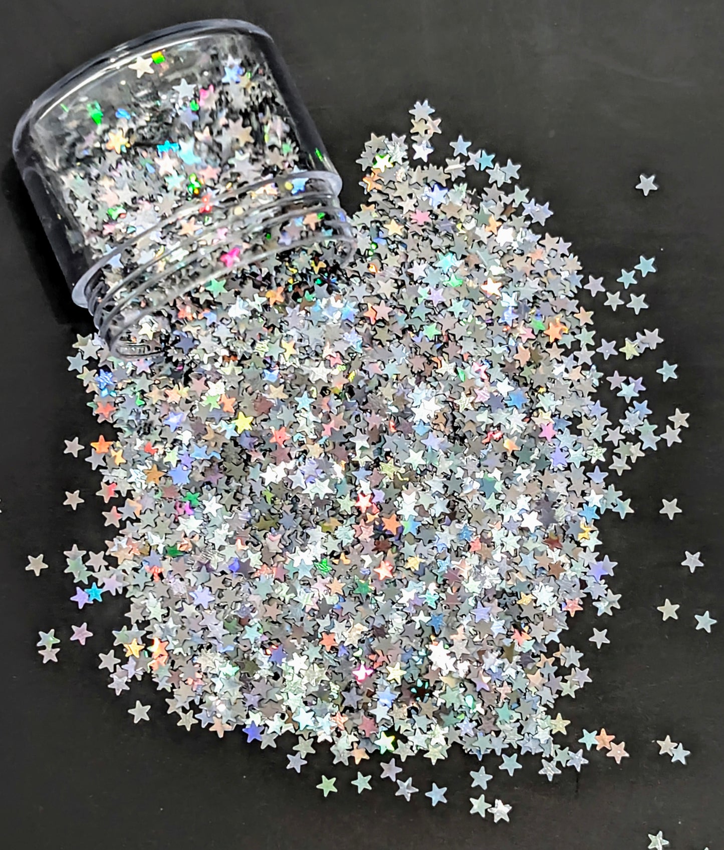 Silver Star Shape Glitter
