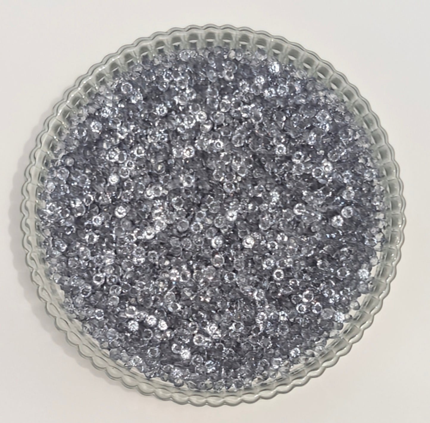 3mm Diamond Cut Rhinestone- Grey