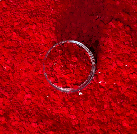 Red Hot Chunky Glitter