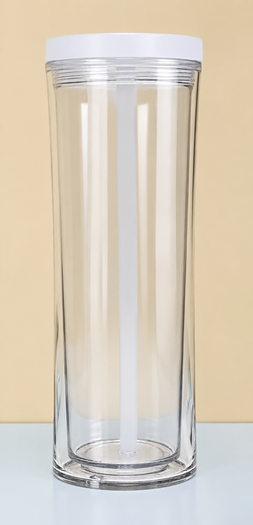 20oz Flip Straw snow globe cup