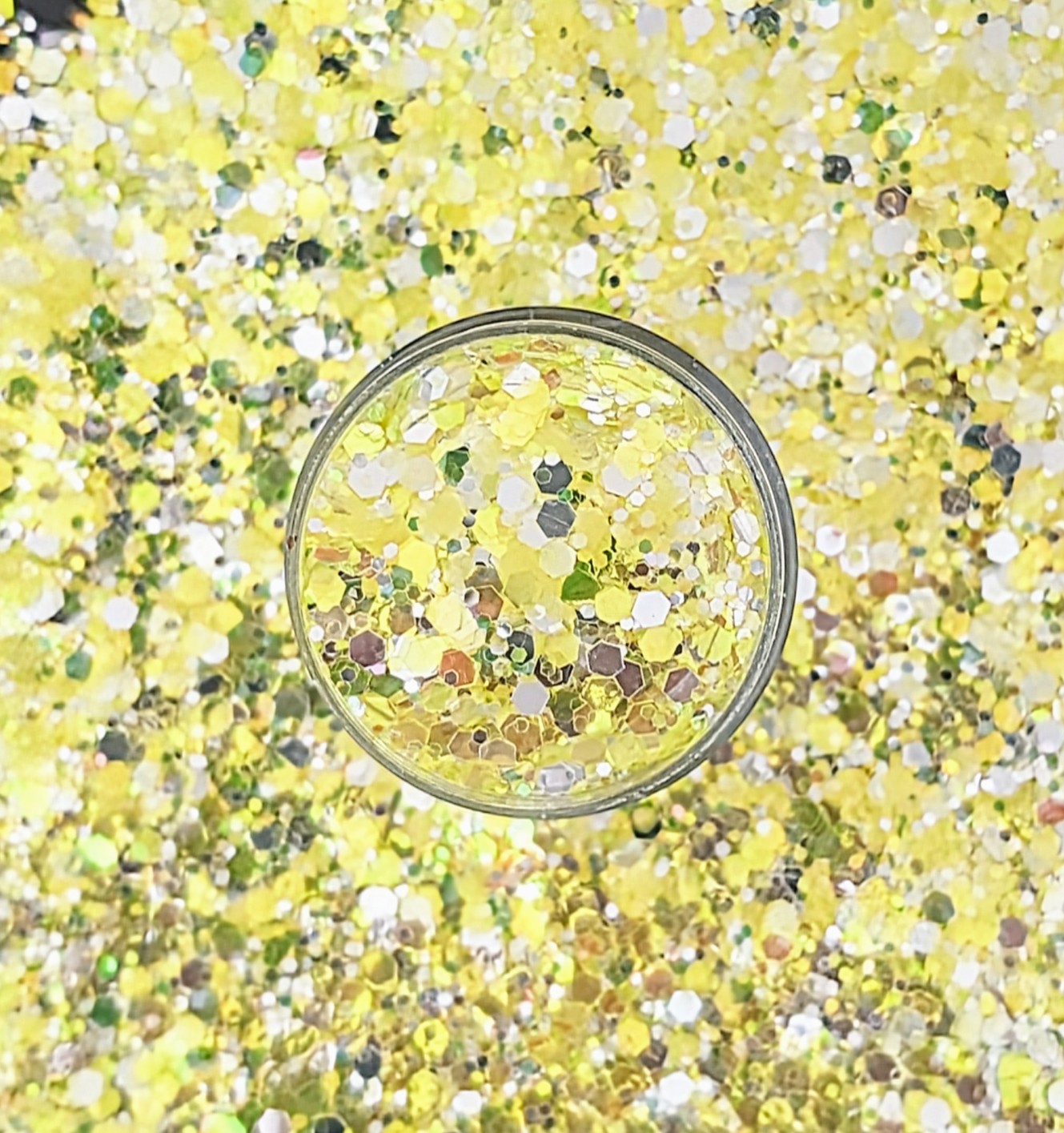 Lemon Luxe Chunky Glitter