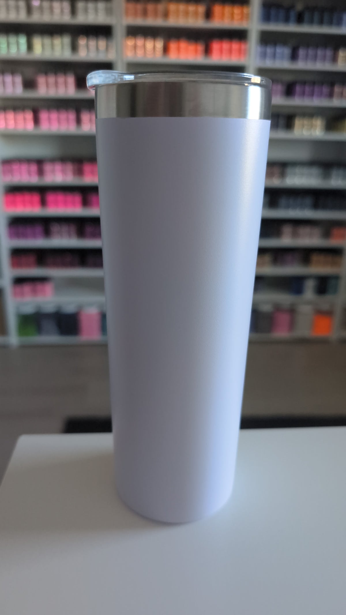 20oz Stainless White Tumbler