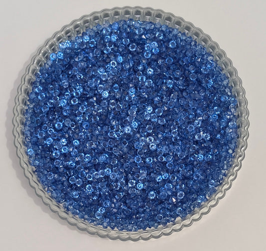 3mm Diamond Cut Rhinestone- Dark Blue