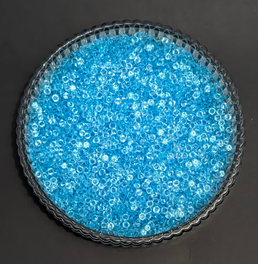 3mm Diamond Cut Rhinestone- Light Blue