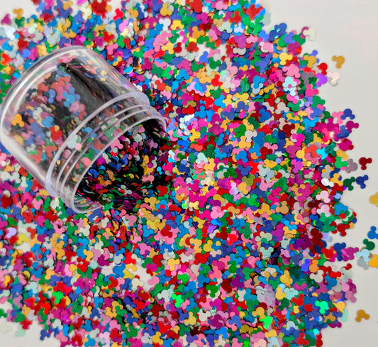 Mickey Shape Glitter