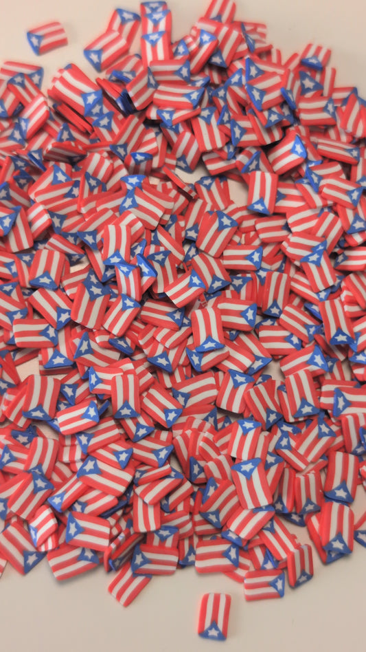 PR Flag Polymer Clay