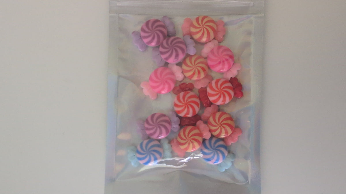 Candy Swirl Acrylic Flat Back