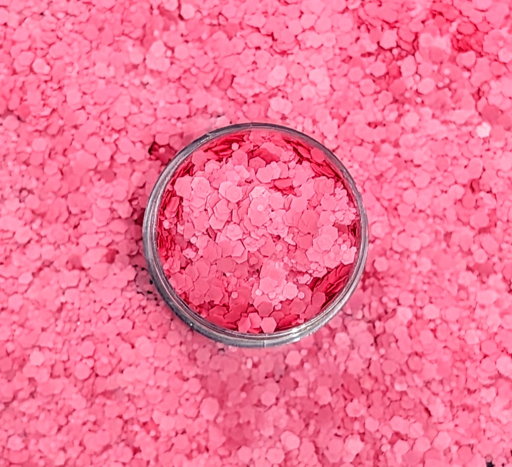 Pink Shock Chunky Glitter