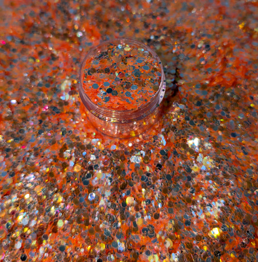Peach Fizz Chunky Glitter